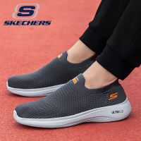 Skechers รองเท้ากีฬาลําลอง เนื้อเจลลี่ ระบายอากาศ ทนต่อการเสียดสี สําหรับผู้ชาย และผู้หญิง