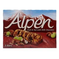 Alpen Fruit and Nut with Milk Chocolate Cereal Bars 145g. Cereal Breakfast cereals Free Shipping