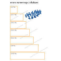 ตรายาง ใส่ข้อความฟรี ความสูง 2เซ็นติเมตร ด้ามธรรมดา