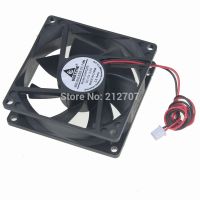 10pcs/lot Gdstime 2Pin 12V 80mm x 80mm x 25mm 8025 DC Motor Cooling Fan Cooling Fans