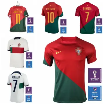 Men's 2022 World Cup Portugal Soccer Jersey #7 Cristiano Ronaldo Jersey