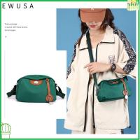 EWUSA ไนลอนทำจากไนลอน กระเป๋า Crossbody จุได้มาก กันน้ำกันน้ำได้ กระเป๋าถือแบบถือ ของใหม่ คุณภาพสูงมาก กระเป๋าสะพายไหล่แบบสบายๆ สำหรับผู้หญิง