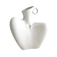 Ceramic Female Form Body Shape Flower Vase Living Room Body Art Clavicle Vase for Home Decor