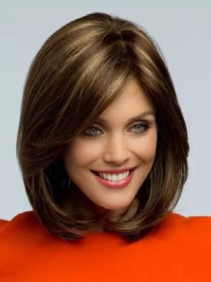 [COD] and wig female short hair outer fake mixed brown gold fashion cross-border style wigs