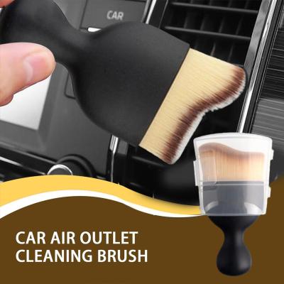 Car Interior Cleaning Soft Brush Dashboard Air Outlet Office Dust Clean Removal Home Gap Maintenance Detailing Auto Tools B1Y9