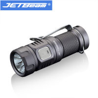 JETBeam E20R ไฟฉาย LED SST40 N4 BC 990 Lumen Micro USB ชาร์จไฟฉายสำหรับกีฬากลางแจ้งค้นหา