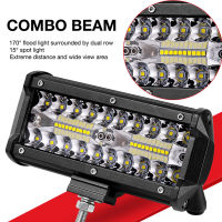 7inch 120w LED work light bar combo beam car Driving lights for Off Road truck 4WD 4x4 UAZ motorcycle ramp 12V 24V auto fog lamp