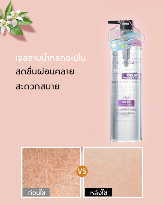 พร้อมส่ง-โลชั่นอาบน้ำ-รู้สึกผ่อนคลาย-ครีมอาบน้ำหอมๆ-ไม่ระคายเคืองผิวกาย-ทำให้ผิวนุ่มเนียล-ครีมอาบน้ำ-เจลอาบน้ำหอม-500ml-shuimu-mountain-spring-กลิ่นหอมติดทนนาน-ล้างแล้วรู้สึกสดชื่น-โลชั่นอาบน้ำ-ผิวไม่