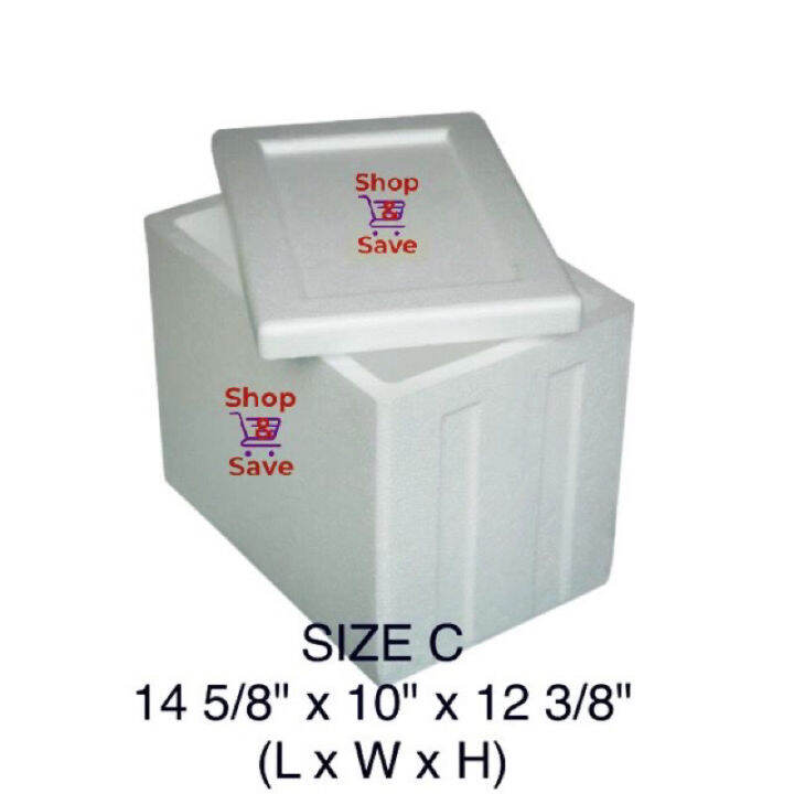 【READY STOCK】 ♧STYRO BOX SIZE C ICE BOX STYROFOAM ICE CHEST STYRO BOX
