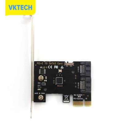 [Vktech] Pci-e ไปยัง SATA การ์ดขยายดิสก์พอร์ต6Gbps ภายใน3.0