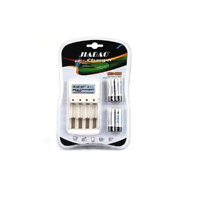 JB212 BATTERY CHARGER with 4 piece Rechargeable Batteries Lazada PH