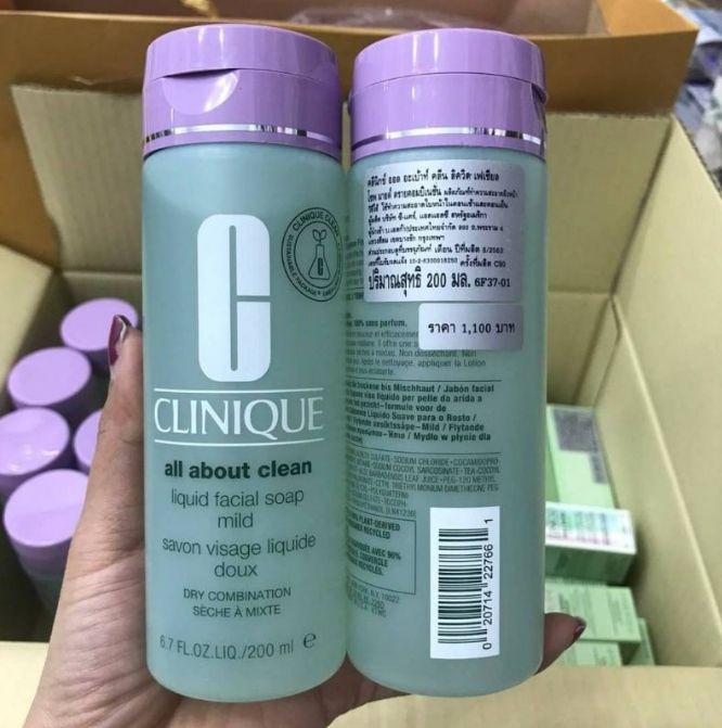 clinique-all-about-clean-liquid-facial-soap-mild-200ml-dry-combination-skin-แท้100-พร้อมส่ง