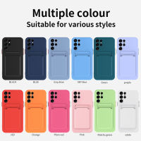 Silicone Card Holder Phone Case For iPhone 14 13 12 11 Pro XS Max X XR 8 7 6 6s Plus SE 2020 Phone Cases