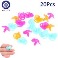 20Pcs Lovely Doll Pacifier Doll Play House Supplies Dollhouse Dummy Nipples For Barbie Baby Accessories Toy For Toddlers Kids Hand Tool Parts Accessor