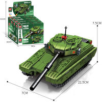 ProudNada Toys ตัวต่อ เลโก้ รถถัง ทหาร ไทป์99 4in1  S SEMBO BLOCK TYPE 99 MAIN BATTLE TANK 855 PCS 203139-42