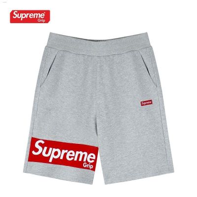 Supreme สั้นกางเกงขายาวป่านสีเทา (ป้ายแดง) สีดำ (ป้ายขาว) ระหว่างประเทศ