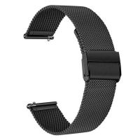 【In-demand】 【HOT SALE】 【Discount】 สำหรับ Garmin Vivoactive Music Venu สร้อยข้อมือสายสำรองโลหะเหล็กสแตนเลสสตีลสำหรับ Vivoactive 4 4S Watchband