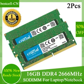 Crucial 16GB DDR4 2666 260-Pin DDR4 Laptop Memory 