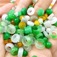 [COD] jade ring money buckle Wanzi loose beads accessories circle big hole abacus