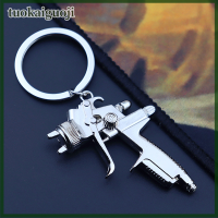 tuokaiguoji พวงกุญแจปืนฉีดน้ำพวงกุญแจโลหะแบบใหม่พวงกุญแจปืนฉีดน้ำพวงกุญแจเล็กจี้แปลกใหม่