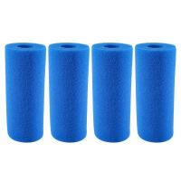 4 Pcs Filter Sponge,Pool Filter Cartridge,Type A Reusable Washable Filter Sponge,Sponge Filter Cartridge for Intex A