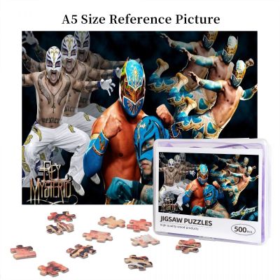 Rey Mysterio Wooden Jigsaw Puzzle 500 Pieces Educational Toy Painting Art Decor Decompression toys 500pcs