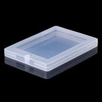 【YF】□♙☍  Rectangular Plastic Transparent Storage Collection Organizer 9.4x7x0.7CM