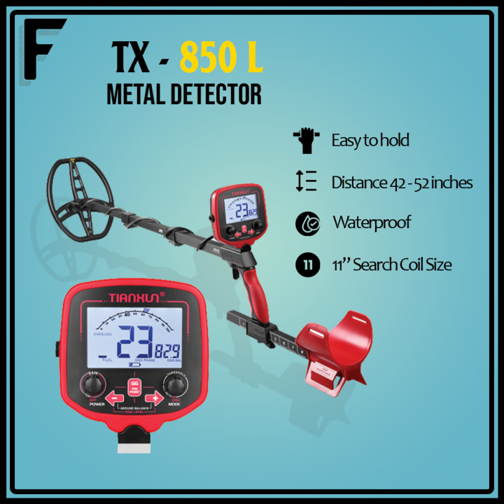 TIANXUN ORIGINAL METAL DETECTOR TX850L - PENCARI EMAS LOGAM | Lazada ...