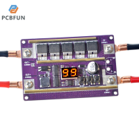 pcbfun เครื่องเชื่อมอัตโนมัติขนาดเล็กแบบทำมือทั้งชุดสำหรับ18650เครื่องเชื่อมเครื่องเชื่อมจุดแบตเตอรี่ลิเธียม12V กระดานควบคุม