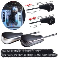 Car Auto styling Automatic vehicles Gear Shift Knob Stick Fit For BMW E46 E60 E39 E83 E53 E61 3 5 7 X Series Black/Silver/Carbon