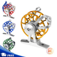 แบบพกพา Mini Fishing Raft Reel Ultralight ความแข็งแรงสูงโลหะ Hollow Fishing Tackle อุปกรณ์เสริม