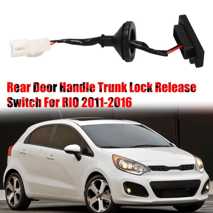 812604X200 Rear Door Handle Trunk Lock Release Switch Tail Lid Switch for KIA RIO 20112016