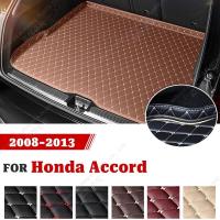 New Design Custom Car Trunk Mat For Honda Accord The 8th Generation 2008 2009 2010 2011 2012 2013 High quality Leather Non-Slip Bottom mats