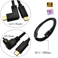 10Gbps USB C 90° Angle 3.1 Extension Cable Type C Extender Cord USB-C For MacBook Pro Nintend Switch USB 3.1 USB Extension Cable