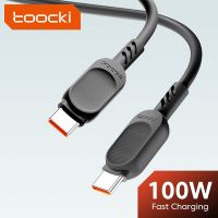 Toocki PD 100W USB C To Type C Cable For Macbook Xiaomi POCO Samsung Huawei Fast Charging Charger USB-C Type-C Data Cord Wire