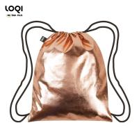 กระเป๋าแบคแพคสะพายหลัง LOQI METALLIC Rose Gold Backpack