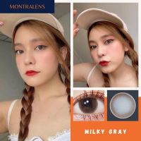 ?ปังกว่านี้ ไม่มีอีกแล้ว คอนแทคเลนส์ มีทุกค่าสายตา? Montra Milky Gray Brown Choco Black -0.50 ถึง -10.00 DIA 14.2mm ?แถมตลับ?บิ๊กอายนำเข้าเกาหลี