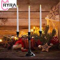 Led Candles Warm White Artificial Candles Led Storage Of Kitchen Cabinet Remote Control Fake Candlesv Christmas Flame Lamp 1pc