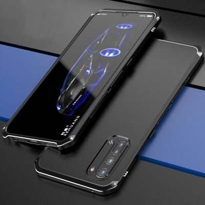 Luxury Shockproof Case For Oppo K9 Reno 5 5k 4 3 2 Pro Reno4 Se Hard Aluminium Metal & Hybrid Pc Case For Oppo 17 Pro Back Cover