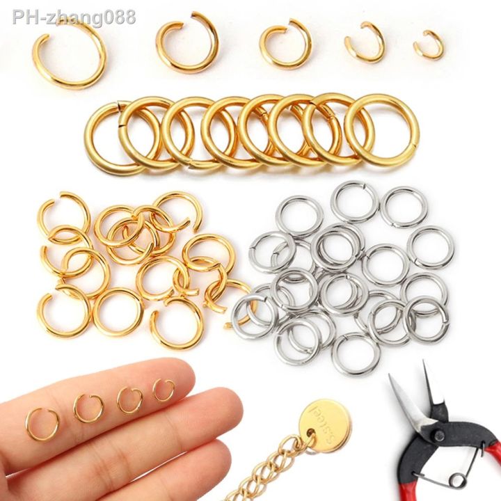 7mm Jump Rings 200pcs Stainless Steel Jump Rings for Jewelry Making Earring  Findings 