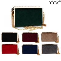 Luxury 2021 Women Velvet Clutch Bag With Pearl Tassel Exquisite Vintage Mini Wallet For Ladies Party Wedding Handbag Evening Bag