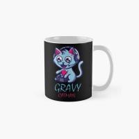 ✐▥ Gravy Cat Man Gravycatman Gaming Classic Mug Gifts Design Coffee Drinkware Handle Round Picture Cup Tea Image Printed Simple