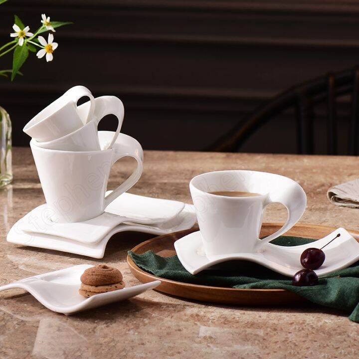 european-wave-ceramic-coffee-cup-with-tray-classical-creativity-pure-white-porcelain-mugs-office-desktop-drinking-utensils