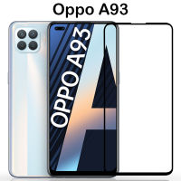 ฟิล์มกระจก นิรภัย เต็มจอ กาวเต็มแผ่น ออปโป้ เอ93 For OPPO A93 Tempered Glass Screen Protector