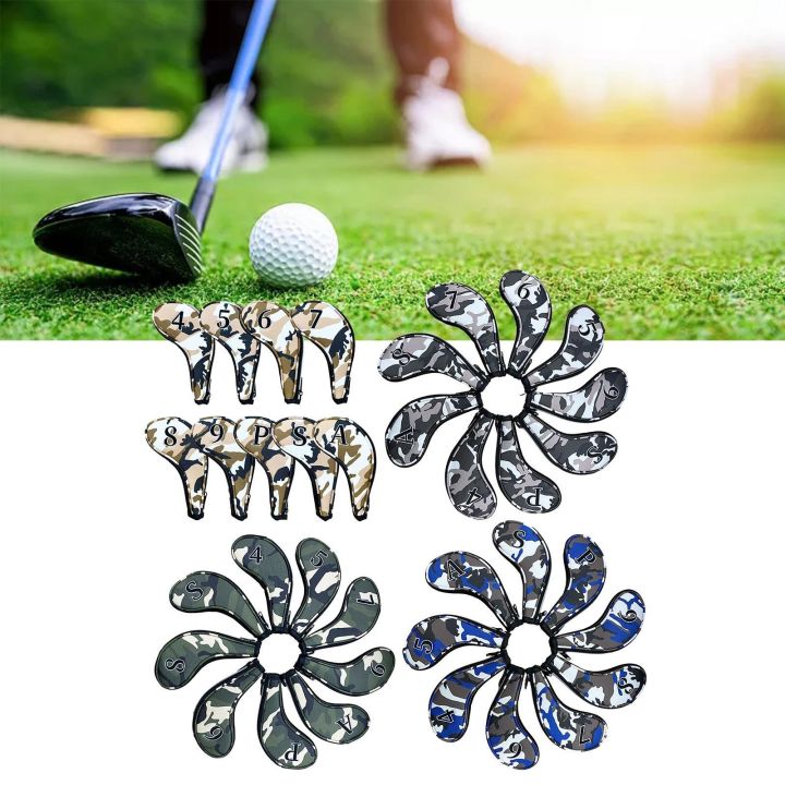 golf-iron-headcover-set-ป้องกันกีฬากลางแจ้ง-golf-iron-putter-head-cover-golf-club-headcover-iron-club-headcover-protector