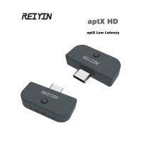 【Hot deal】 Reiyin AptX HD Type-C อะแดปเตอร์เสียง,บลูทูธ5.0ลิงค์ CSR8675Dual