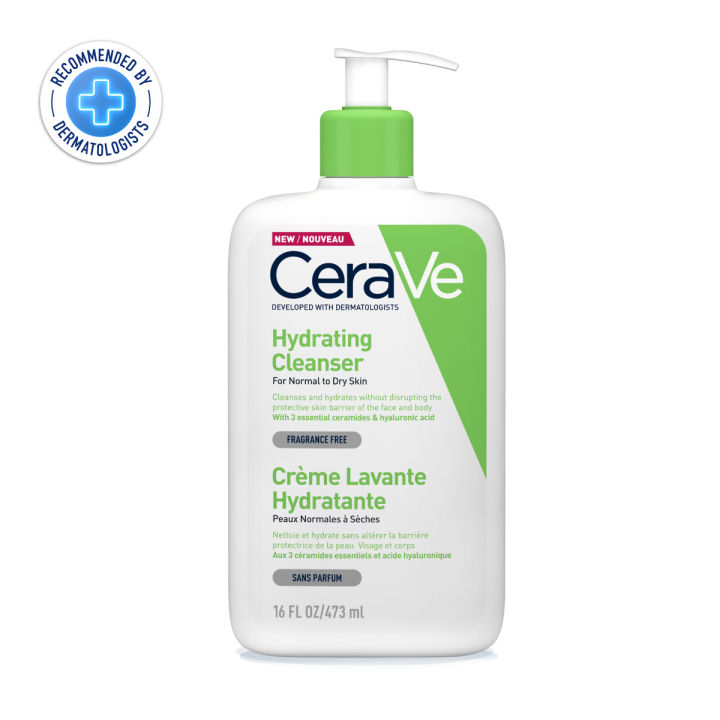 เซราวี-cerave-hydrating-cleanser-ทำความสะอาด-ให้ความชุ่มชื้นผิวหน้าและผิวกาย-สำหรับผิวแห้ง-แห้งมาก-473ml-ทำความสะอาดผิวหน้า-facial-cleanser-คลีนเซอร์-สบู่