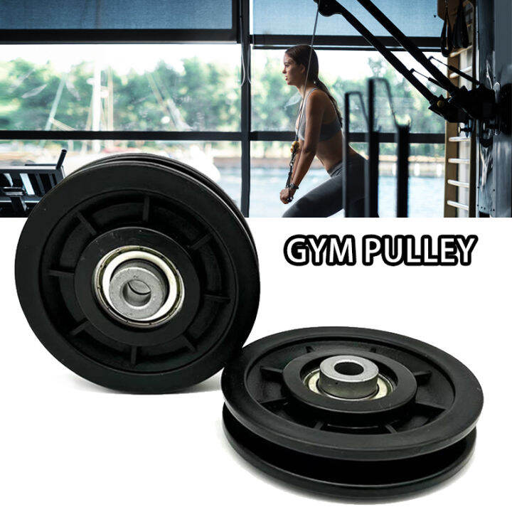 90mm Bearing Nylon Pulley Wheel Gym Equipment Pulley Cable Gym