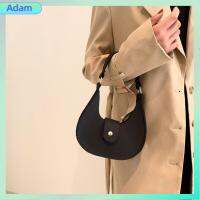 ADAM ผ้าสักหลาดผ้า กระเป๋าสะพายไหล่แบบสั้น เล็กๆน้อยๆ สีทึบทึบ กระเป๋า Crossbody มีสไตล์ ถุงเกี๊ยวซ่า ออกนอกบ้าน