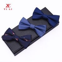 New Royal Blue Series Mens Bow Tie Business formal Fashion Bow Tie Customization bowtie Boys Clothing